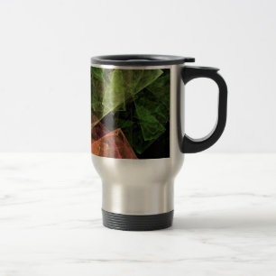 Abstrakt Art Cubic Space Reisebecher