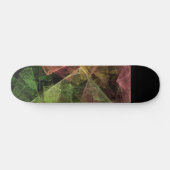 Abstrakt Art Cubic Space Skateboard (Horizontal)