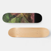 Abstrakt Art Cubic Space Skateboard (Horizontal)