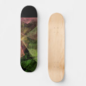 Abstrakt Art Cubic Space Skateboard (Vorderseite)