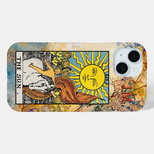 Abstrakt Art Custom Tarot Card Spirituell Case-Mate iPhone Hülle (Rückseite (Horizontal))