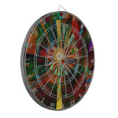 Abstrakt Art Dartboard Dartscheibe (Vorderseite Links)