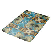 Abstrakt Art Deco 1 Badematte (Schrägansicht)