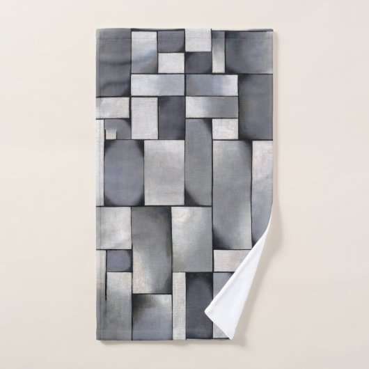 Abstrakt - Art Deco Badhandtuch Set (Handtuch)