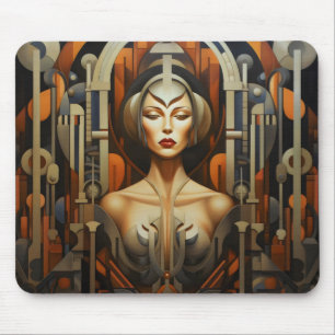 Abstrakt Art Deco Mousepad