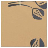 Abstrakt Art Deco Stil Tulip Bouquet Stoff (Nahaufnahme)