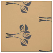Abstrakt Art Deco Stil Tulip Bouquet Stoff (Muster)