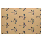 Abstrakt Art Deco Stil Tulip Bouquet Stoff (Fat Quarter (45,7 x 55,9 cm))
