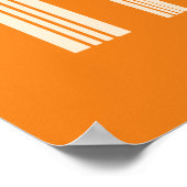 Abstrakt Art Deco Stil Tulips Bouquet Poster (Ecke)