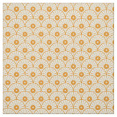 Abstrakt Art Deco Sun Muster Orange Stoff (Muster)
