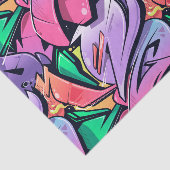 Abstrakt Art Decoupage Seidenpapier (Ausschnitt)