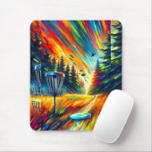 Abstrakt Art Disc Golf Mouse Pad Mousepad (Mit Mouse)