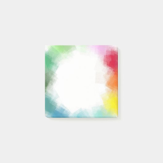 Abstrakt Art Elegante Vorlage Beruflich Post-it Klebezettel (Vorderseite)