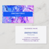 Abstrakt Art Elegantes Template Beruflich Visitenkarte (Vorne/Hinten)