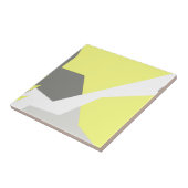 Abstrakt Art Energy Yellow Gray Fliese (Seite)