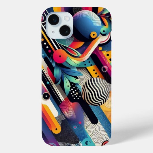 "Abstrakt Art Extravaganza iPhone Case" Case-Mate iPhone Hülle (Rückseite)