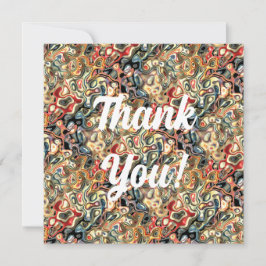 Abstrakt Art Flat Grußkarte Karte