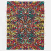 abstrakt art Fleece Blanket (Vorderseite)