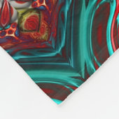 abstrakt art Fleece Blanket (Ecke)