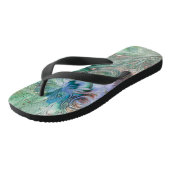 Abstrakt Art Flip Flops Badesandalen (Schrägansicht)