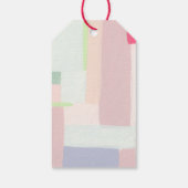 Abstrakt Art Frohe Weihnachtsgeschenke Tag Geschenkanhänger (Rückseite)