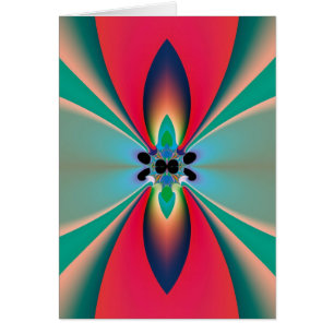 Abstrakt Art Funky Blume