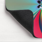 Abstrakt Art Funky Blume Mousepad (Ecke)