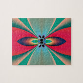 Abstrakt Art Funky Blume Puzzle (Horizontal)