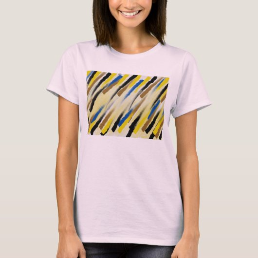 Abstrakt Art Funky T - Shirt (Vorderseite)