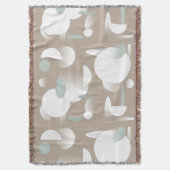 Abstrakt Art Futuristic Muster Throw Blanket Decke (Vorderseite Vertikal)