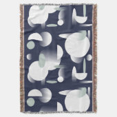 Abstrakt Art Futuristic Muster Throw Blanket Decke (Vorderseite Vertikal)