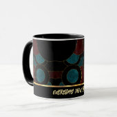 Abstrakt Art Geometric Coffee Tasse (Vorderseite Links)