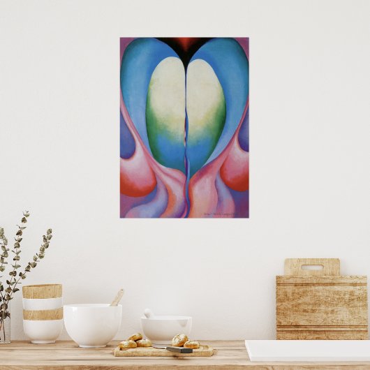 Abstrakt Art - Georgia O'Keeffe Poster (Küche)