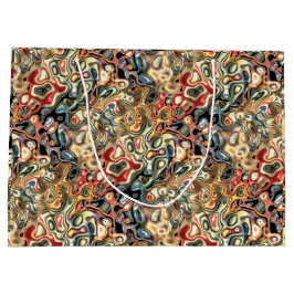 Abstrakt Art Gift Bag Große Geschenktüte