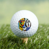 Abstrakt Art Golf Ball (Insitu T-Shirt)
