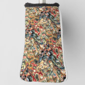 Abstrakt Art Golf Head Cover Headcover (Rotieren 90)