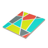 Abstrakt Art Gray Yellow Coral Minimalismus Fliese (Seite)