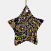 Abstrakt Art Happy Dance Keramik Ornament (Rechts)