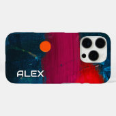 Abstrakt Art iPhone Case (Rückseite (Horizontal))