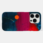 Abstrakt Art iPhone Case (Rückseite (Horizontal))