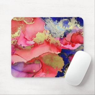 Abstrakt Art Jewel Tone Mousepad