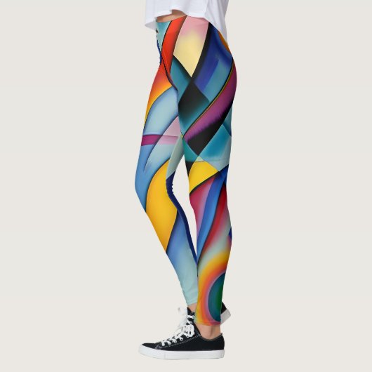 Abstrakt Art (Kandinsky) Leggings (Links)