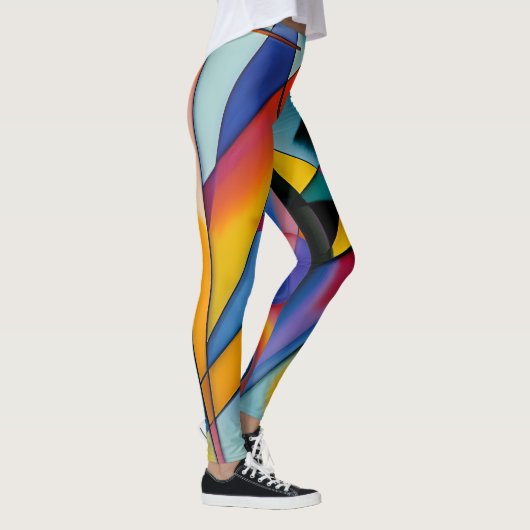 Abstrakt Art (Kandinsky) Leggings (Rechts)