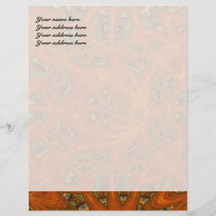 Abstrakt Art Labyrinth Briefbogen