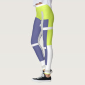 Abstrakt Art Lavender Leggings (Links)