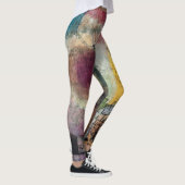 Abstrakt Art Leggings - Wearable Paul Klee Style (Rechts)