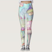 Abstrakt Art Leggins (Vorderseite)