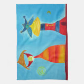 Abstrakt Art Liebe King Queen Teetuch Geschirrtuch (Vertikal)