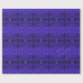 Abstrakt Art Lila Geometric Musterdiamanten Geschenkpapier (Flach)