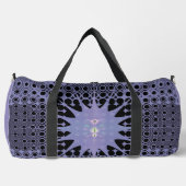 Abstrakt Art Lila Space Fraktal Duffle Bag (Vorderseite)